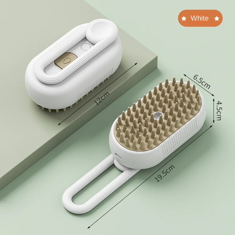 GroomEase 3-in-1 Steam Brush